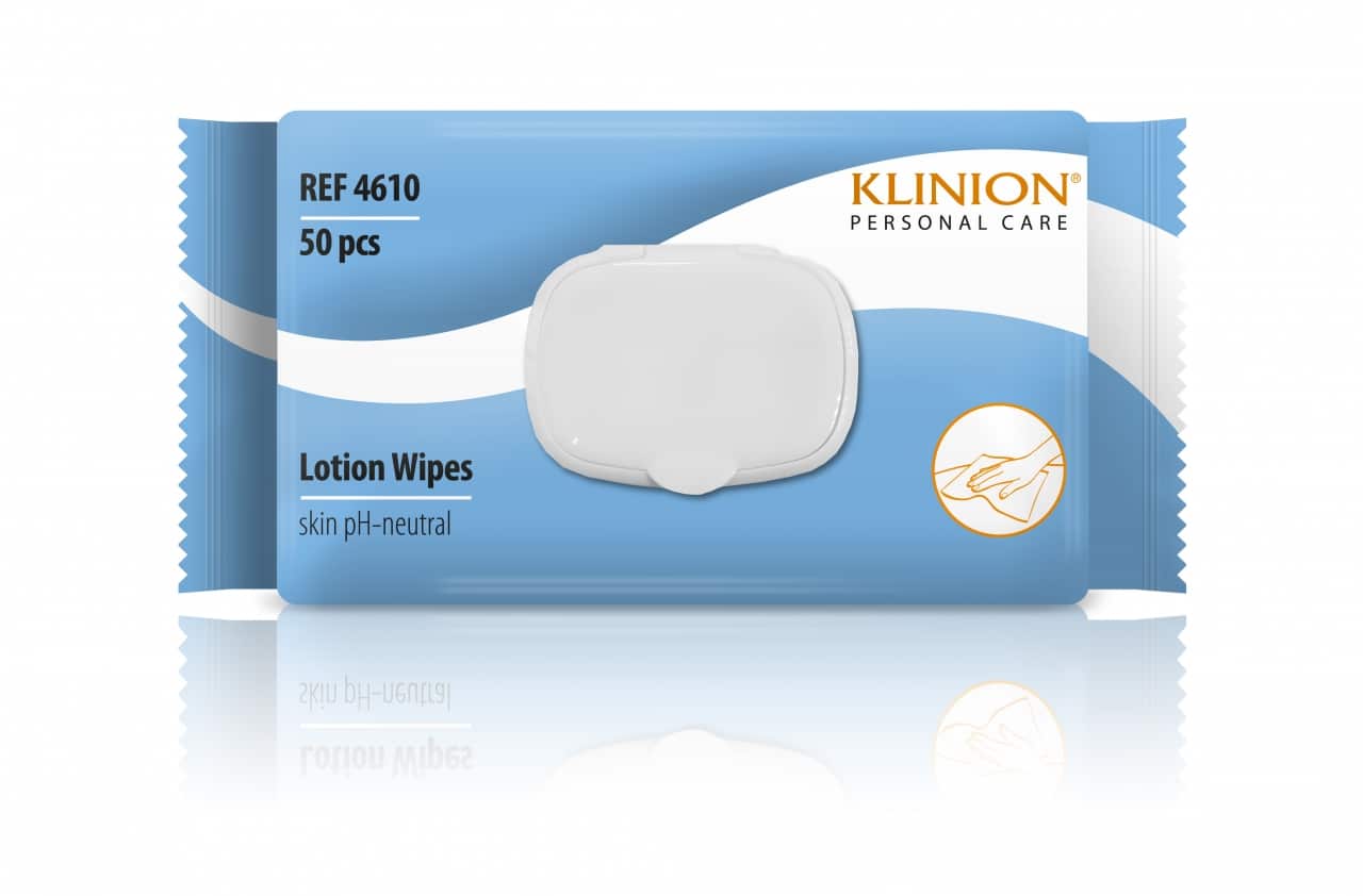 KLINION PERSONAL CARE LOTION WIPES 50 stuks ForMedical