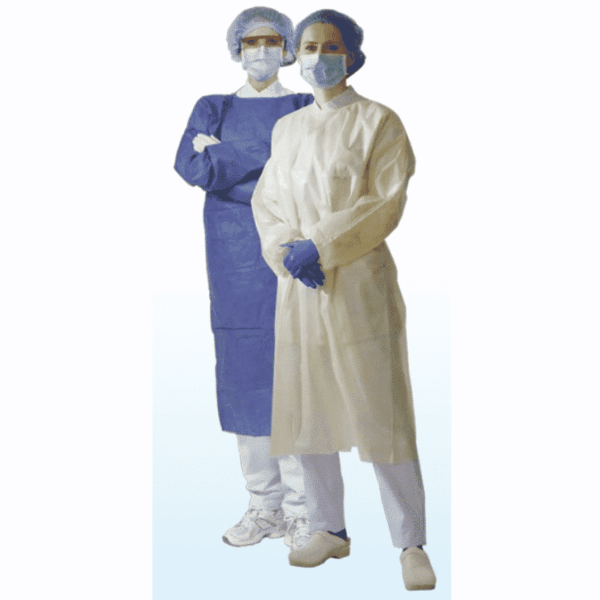 KPP Isolatieschort Lange mouwen blauw 125 cm   10 stuks