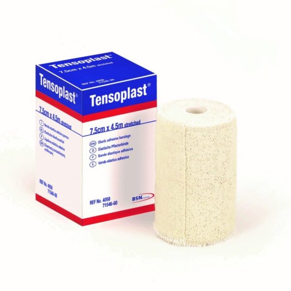 TENSOPLAST KLEEFZWACHTEL elastisch 4,5 m x 7,5 cm  1 stuk