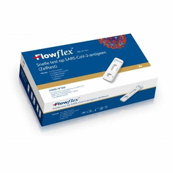 Flowflex SARS-CoV-2 Antigeen Corona sneltest (zelftest), 5 stuks