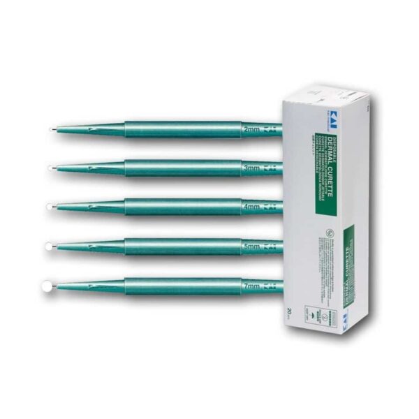 RINGCURETTE 7 mm met ring steriel  20 stuks