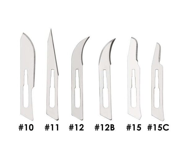 SWANN&MORTON INTREKBARE SCALPEL MET HANDVAT (GROEN) NR15 3905 STERIEL    25 stuks