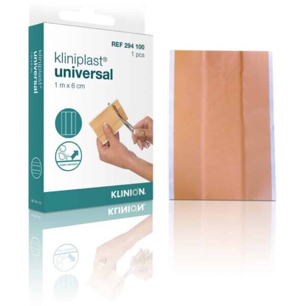 KLINIPLAST STANDARD - WONDPLEISTER CONSUMENT 1 M x 6 CM waterbestendig  1 stuk