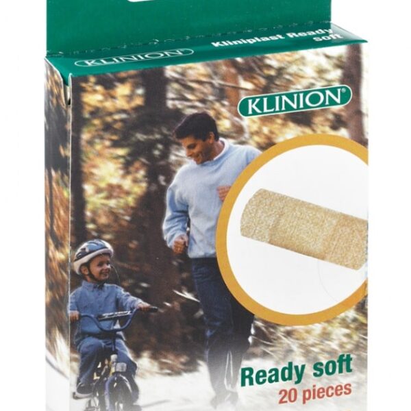 KLINIPLAST READY SOFT - PLEISTERSTRIP 25x72 MM nonwoven  20 stuks