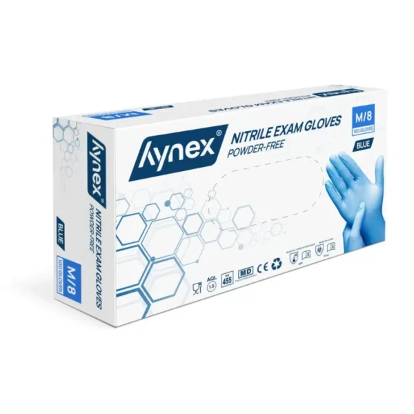 Hynex Nitril wegwerphandschoen blauw